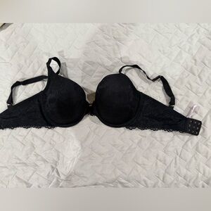Floral Black Lace Savage X Fenty‎ Bra 34DDD EUC